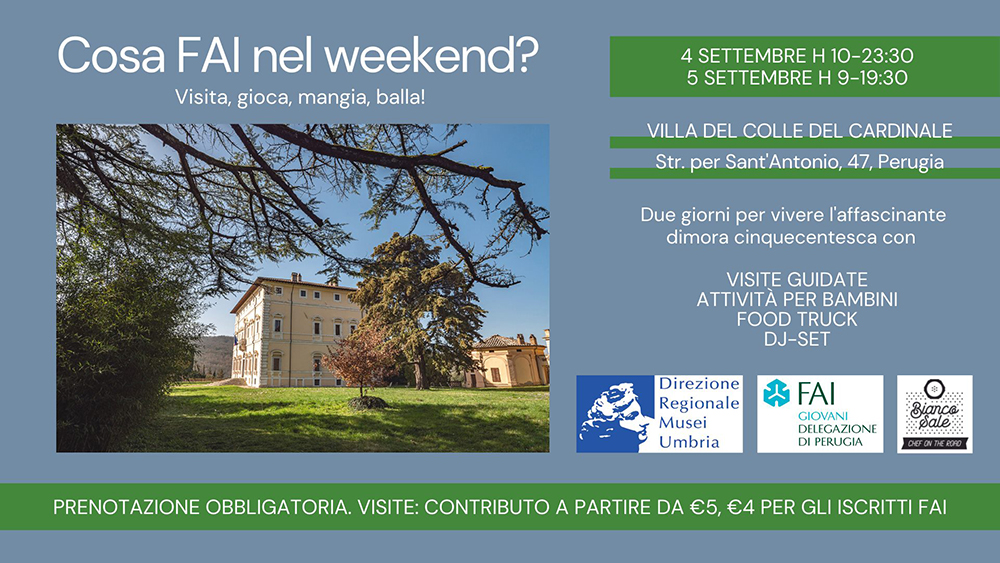 Cosa FAI nel weekend? Visita, gioca, mangia, balla!
